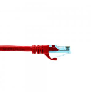 China Single Copper 3ft 5ft 7ft 10ft RED UTP Cat5e Patch Cables 24AWG / 26AWG supplier