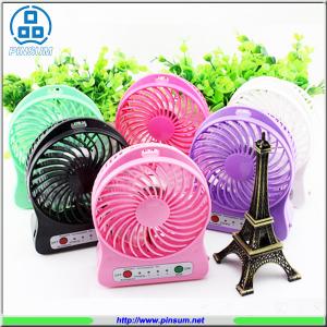 China portable mini electronic fan rechargeable fan with USB power bank strong wind supplier