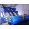 China Great Inflatable Double Slipways Beach Dry Slide For Outdoor Two Years Warranty wholesale