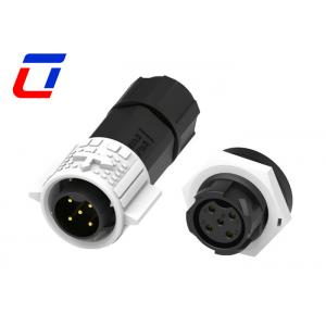 10A 5 Pin Waterproof Plug Socket M19 Waterproof 12 Volt Cable Connectors