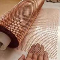 China Emi Shielding Protective Copper Expanded Metal Mesh For Wind Energy Composites on sale