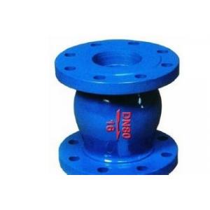 China DI Construction Flanged Ball Check Valve Axial Disc Applications Pumping stations wholesale