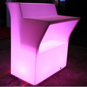 China IR Remote Control Nightclub LED Furniture / Illuminated Outdoor Furniture supplier