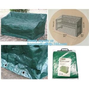 China Green Waterproof pe plastic outdoor garden furniture covers,lounge bench covers,funiture series,garden bench cover, bag supplier