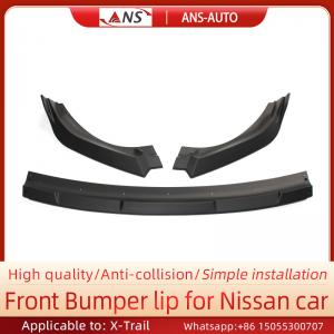 Matte Black Nissan X Trail Car Bumper Lip With 3M Solid Tape