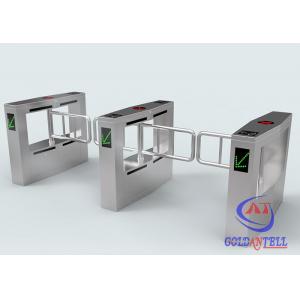 Intelligent DC 24V Access Control Security Swing Gate , Airport Swing Gates
