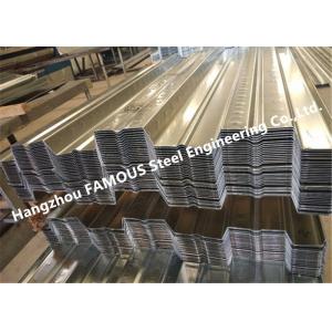 China 1-3mm Corrugated Silver ISO 3834 Metal Floor Decking Galvanized supplier