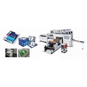 China Automatic A4 Paper Sheeting & Ream Packaging Line, 500 sheets per ream, for 2-roll or 4-roll supplier