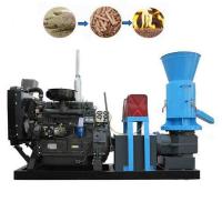 China 100-600KG/H Diesel Powered Pellet Mill Wood Biomass Pellet Making Machine on sale