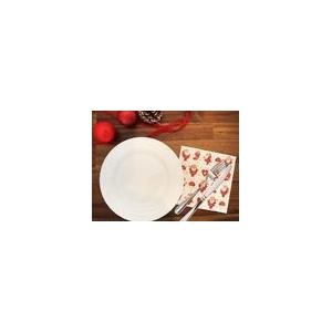 Christmas Themed Disposable Paper Party Napkins 13.3 Ounces With Santa Claus