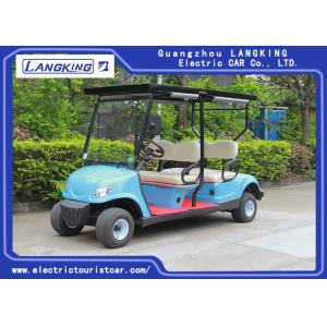 China Solar Panel Roof  Electric Club Car  / 4 Passenger Golf Cart With 48V Battery CE Certificated supplier