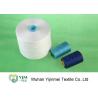50/3 Original White Dope Dyed Polyester Spun Yarn , Industrial Polyester Yarn