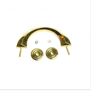 China Adult Use H9009 Gold Color Metal Casket Handle Plastic Outside Europe Style supplier