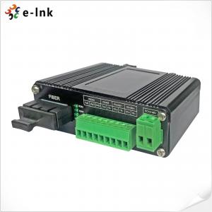 Industrial Serial RS232/RS485/RS422 Fiber Optic Modem DC12 - 48V Power Supply