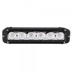 China 6000K 5100lm Offroad LED Light Bars 10 Inch 60W Flood Beam Work Light supplier