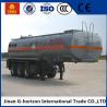 8X4 Oil Tank Truck Trailer / Fuel Tank Semi Trailer Q325 Steel Material