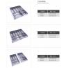 China Kitchen Expandable Cutlery Silverware Drawer Organizer wholesale