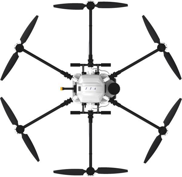 Precise Application Agriculture Uav 6-Axis Agril Spraying Drones with X6 Power System