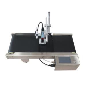 China Donghui Dh650 Mini Conveyor Inkjet Printer Production Date Qr Code Barcode Mini Automatic Inkjet Printer wholesale