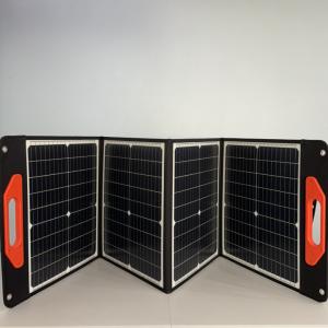 China 100W Foldable Monocrystalline Silicon Solar Panels Black CE Certified Hot Offer supplier