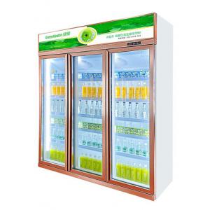 Manufacturer Price Glass Door Beverage Cooler Juices Display Chiller Defog