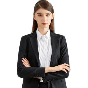 Professional Slim Fit Ladies Blazers Office Wearing Suit with Windproof Fabric Design