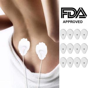 Custom Snap Non-woven Tens Unit Adhesive Electrodes Pads For Back Massage