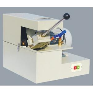 China Manual Abrasive Cutter Cutting diameter Ø30mm Metallographic Equipment Abrasive Cutting Machine With Cooling System supplier