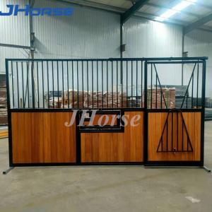 Sliding Door Style Equine Stall Fronts Bamboo Pine Powder Coating