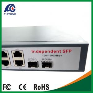 China network 24 port fast ethernet switch 24 10/100Mbps+2 Gigabit Copper Port +2 Gigabit SFP Po supplier