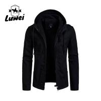 China 2022 Winter Chaqueta Moto Abrigos Hombre Utility Cotton Padded Hooded Cardigan Zipper Large Size Jacket on sale