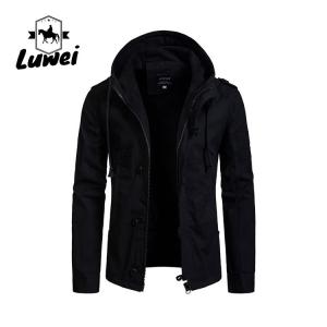 2022 Winter Chaqueta Moto Abrigos Hombre Utility Cotton Padded Hooded Cardigan Zipper Large Size Jacket