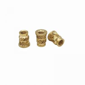 China Hot Melt Copper Nut Soil Eight Pairs Of Twill Copper Flower Mother Brass Insert Copper Nut Injection Knurled Copper Nut supplier