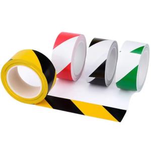 PVC Vinyl Floor Marking Tape Double Color Red White Heavy Duty Floor Tape Safety