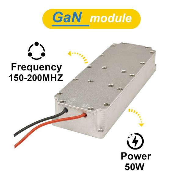 50W 100–150MHz GaN RF Power Amplifier Module | Anti-Drone System, UAV Signal Jammer, FPV Drone Interference, Security & Surveillance, High-Power RF Suppression