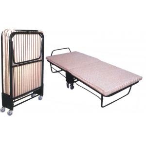 Hotel Fordable Extra Bed Easy to Move with Wheels Fold Up Metal Rollaway Bed