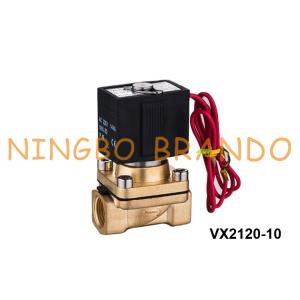 SMC Type Brass Solenoid Valve For Oil 3/8'' VX2120-10 1/2'' VX2120-15 220VAC 24VDC