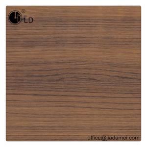 China Walnut Wood Grain PVC Decorative Film For MDF Profile Wrapping supplier