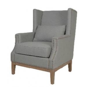 China American style Linen fabric upholstery solid wood classic culb chair/single sofa/living room single sofa wholesale