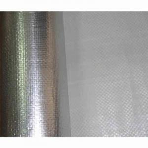 97% Metallized Foil Faced Radiant Barrier  For Roofing Insulation Foil Woven Fabric