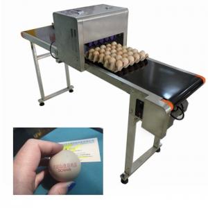China Flexible Dot Matrix Egg Inkjet Date Code Printer With Thermal Foam Type Nozzle supplier