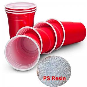 Shatterproof High Impact Polystyrene Resin Disposable Cups Polystyrene Pellets