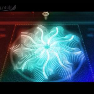 3D Digital Swing Musical Fountain Snake Shake Multicolored LED Light