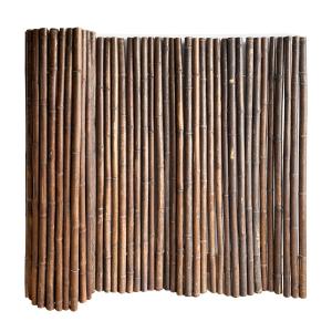 Natural Bamboo Material Painted Bamboo Fence Panels Rolled Bamboo Fence Privacy Garden Border