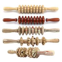 China Length 39cm Wooden Massage Roller Stick Effectively Improve Blood Circulation on sale
