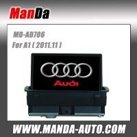 double din in car entertainment for Audi A1 2011 car gps navigation dvd player satellite radio in-dash dvd