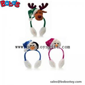 China Fashion Design Plush Animal Xmas Ear Muff Be Christmas Decorate supplier