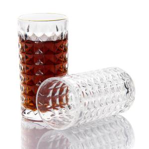 350ml Hobnail Bulk Stemless Wine Glasses Mugs For Juice Beer Drinking