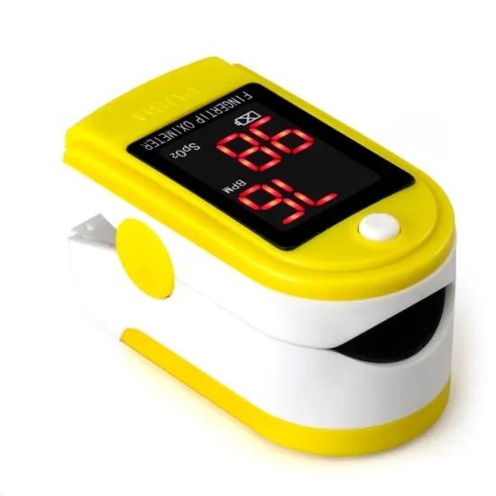 Digital LED Display Finger Pulse Oximeter Portable Fingertip Pulse With Battery