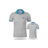 Advertising Sports Polo T Shirt LOGO Printed 100% Cotton For Men